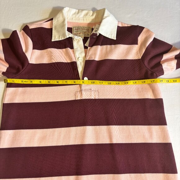 Abercrombie & Fitch Striped Rugby Shirt Dress - Size Small - Picture 6 of 9